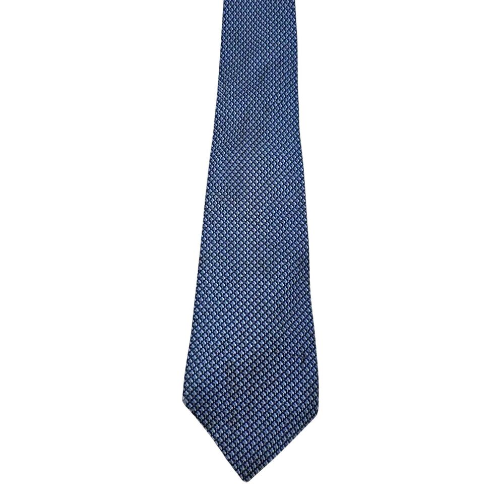 Thomas Pink Neck Tie 100% Silk Handmade Luxury Blue Men Jermyn Street London